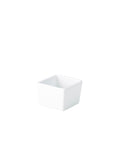 Genware Porcelain Square Dish 6.4 x 4.8cm/ 2.5 x 2"