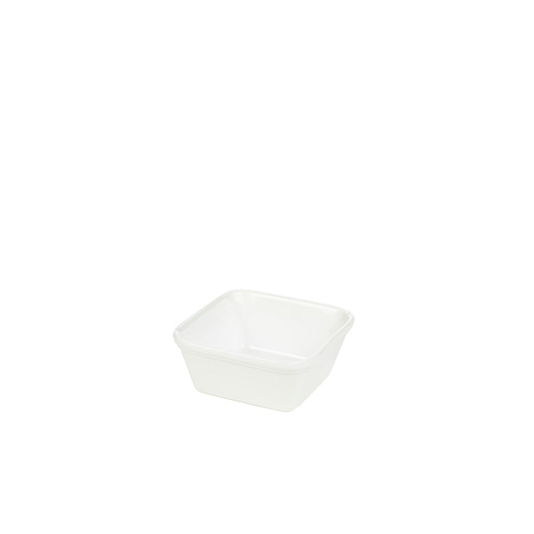 Genware Porcelain Square Pie Dish 12cm/ 4.75"