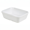 Genware Porcelain Rectangular Pie Dish 15.5x11.5cm/6 x 4.5"