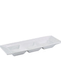 GenWare Porcelain Triple Dish 25.4 x 9cm/ 10 x 3.5"