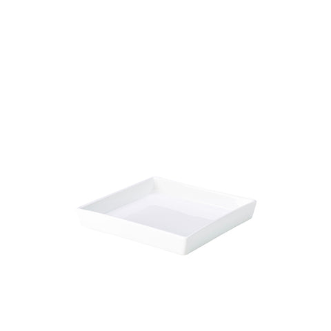Genware Porcelain Square Dish Holder 17.9cm/ 7"