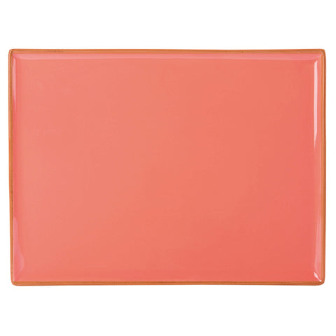 Coral Rectangular Platter 35x25cm