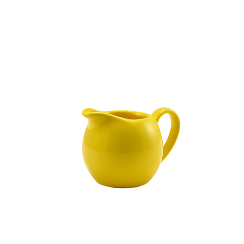Genware Porcelain Yellow Jug 14cl/ 5oz