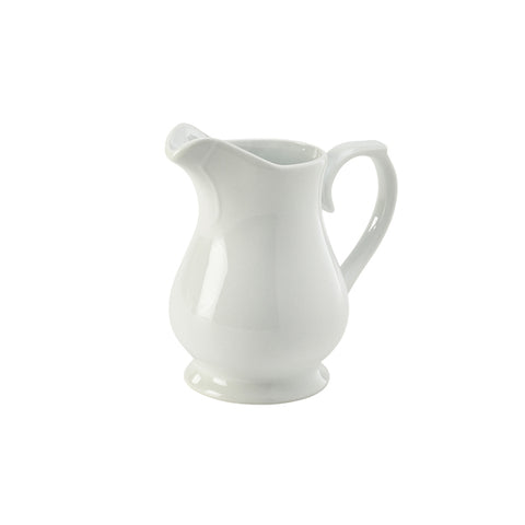 Genware Porcelain Traditional Serving Jug 14cl/ 5oz