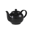 Genware Porcelain Black Teapot 45cl/ 15.75oz