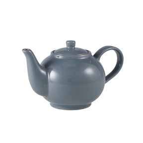 Genware Porcelain Grey Teapot 45cl/ 15.75oz