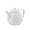 Genware Porcelain Contemporary Teapot 92cl/32oz