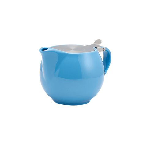 GenWare Porcelain Blue Teapot with St/St Lid & Infuser 50cl/17.6oz