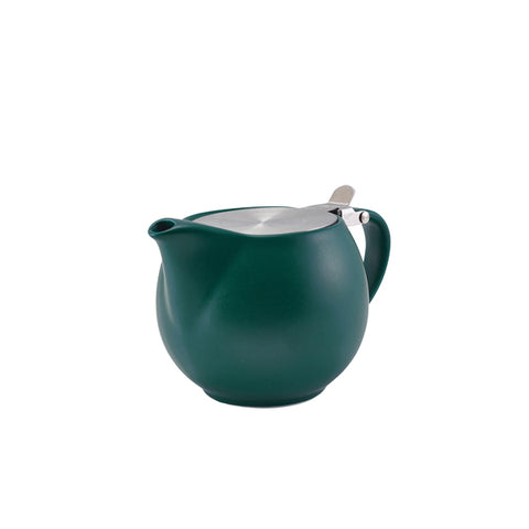 GenWare Porcelain Matt Teal Teapot with St/ St Lid & Infuser 50cl/ 17.6oz