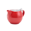 GenWare Porcelain Red Teapot with St/St Lid & Infuser 50cl/17.6oz