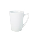 Genware Porcelain Angled Handled Mug 35cl/ 12.25oz