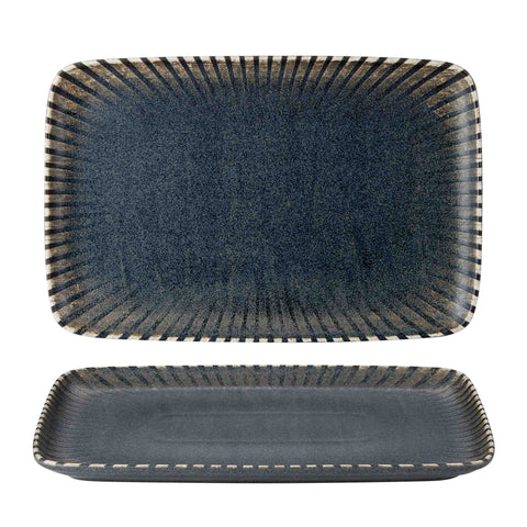 Flint Rectangular Platter 27 x 20cm 10 1/2" x 7 3/4 - Pack 6
