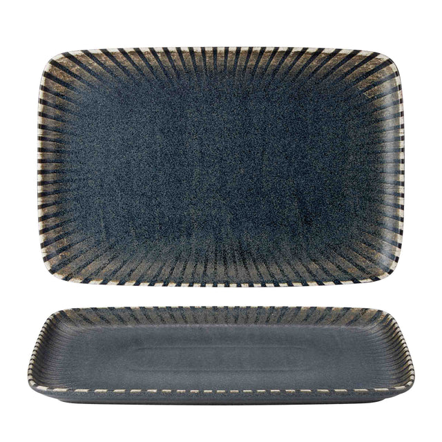 Flint Rectangular Platter 27 x 20cm 10 1/2" x 7 3/4 - Pack 6