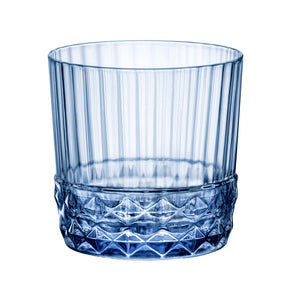 America 20s Sapphire Blue Rocks 8.26cm H 30cl (3 1/4" 10 1/8oz) - Pack 24
