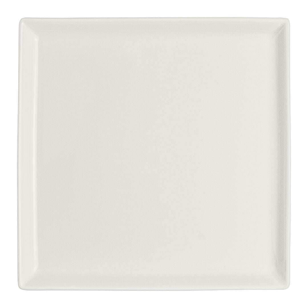 White Album Square Tray 16.2cm (6 3/8") - Pack 12