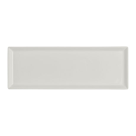 White Album Rectangular Tray 28.5 x 10.25 x 1.9cm (11 1/4 x 4 x 3/4") - Pack 12