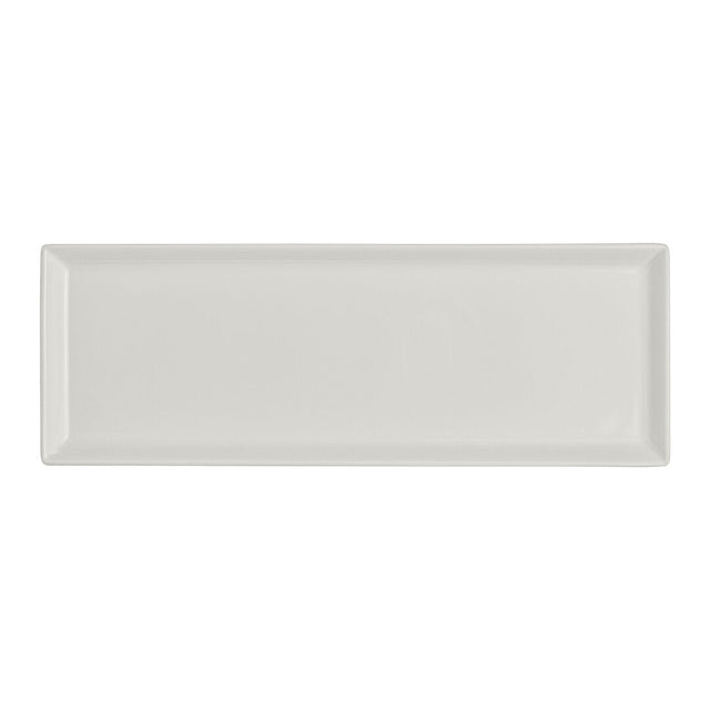 White Album Rectangular Tray 28.5 x 10.25 x 1.9cm (11 1/4 x 4 x 3/4") - Pack 12