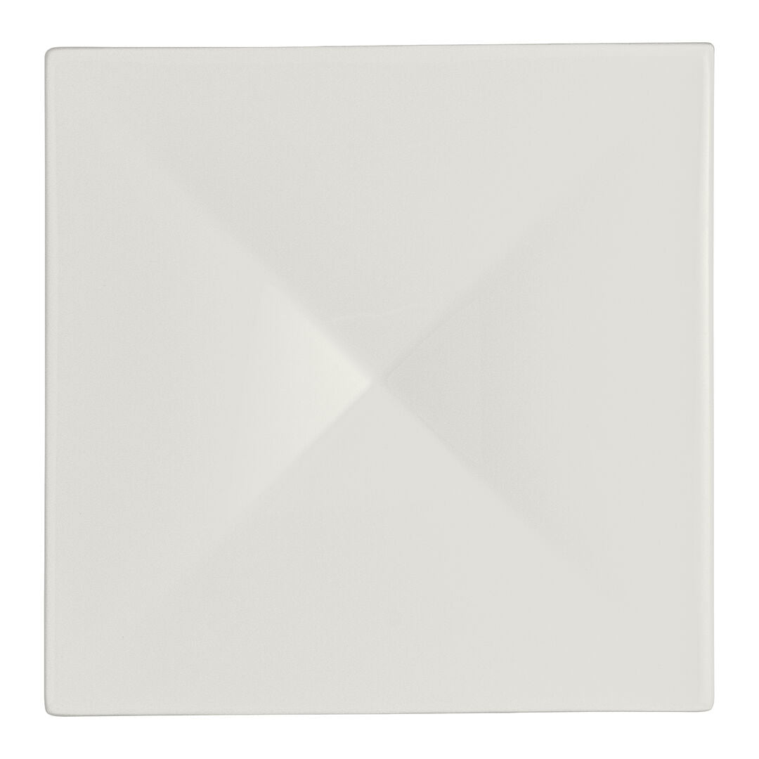 White Album Square Elevation w/ Indent 16.2 x 16.2 x 1.9cm (6 3/8 x 6 3/8 x 3/4") - Pack 12