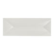 White Album Rectangular Tray w/ Indent 28.5 x 10cm (11 1/8 x 3 7/8") - Pack 12