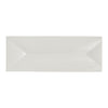 White Album Rectangular Tray w/ Indent 28.5 x 10cm (11 1/8 x 3 7/8") - Pack 12