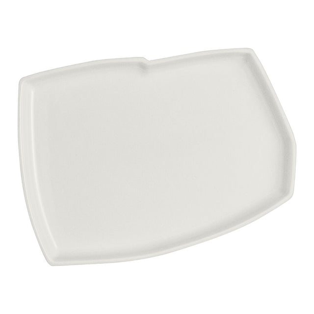 White Album Geometric Tray 15 x 10.8 x 1.5cm (5 7/8 x 4 1/4 x 5/8") - Pack 12