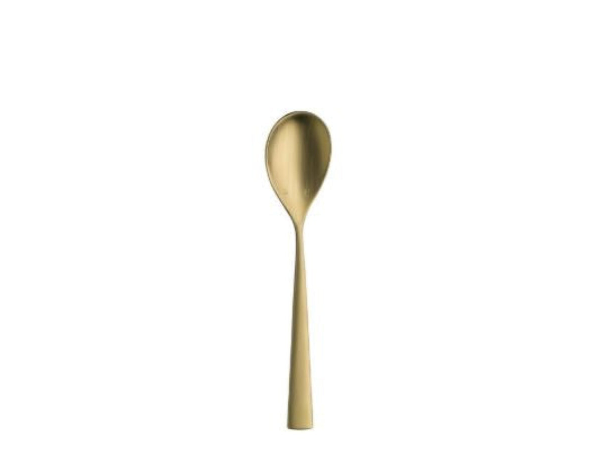 Accent PVD Gold Brushed Tea Spoon 13cm (5 1/8") - Pack 12