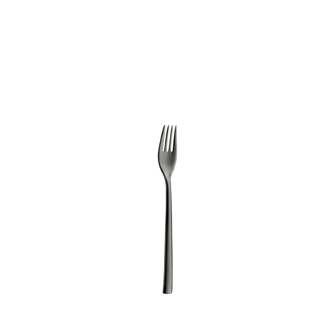 Talia Gun Metal Polished Dessert Fork 20.3cm (8") - Pack 12