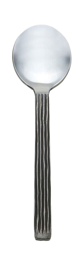 Distressed Briar Bouillon Soup Spoon 16.5cm (6 1/2") - Pack 12