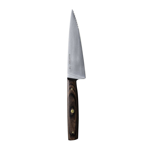 Burlington Steak Knife Black ABS & Polywood/Copper Rivet 26cm (10 1/4") - Pack 6