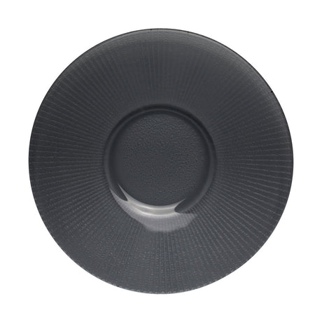 Willow Gourmet Smoked Small Well Plate 27.5cm (10 7/8") - Pack 12