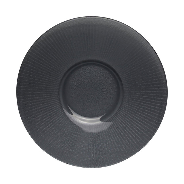 Willow Gourmet Smoked Small Well Plate 27.5cm (10 7/8") - Pack 12