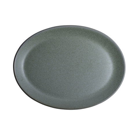 Maham Carnaby Teal Oval Plate 20.25 x 15.25cn (8 x 6") - Pack 24