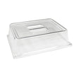 Polycarbonate Gastronorm Covers GN 1/2 33.1 x 27.1 x 9.1cm (13 x 10 2/3 x 3 1/2") - Pack 3