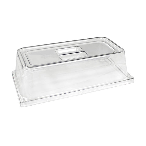 Polycarbonate Gastronorm Covers GN 1/3 33.1 x 18.2 x 9.1cm (13 x 7 1/6 x 3 1/2") - Pack 3