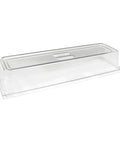 Polycarbonate Gastronorm Covers GN 2/4 53.6 x 16.8 x 91cm (21 x 6 2/3 x 3 1/2") - Pack 1