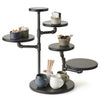 Creations Gun Metal Multi-Height Stand 35.5 x 61.5cm (14 x 24 1/4") - Pack 1