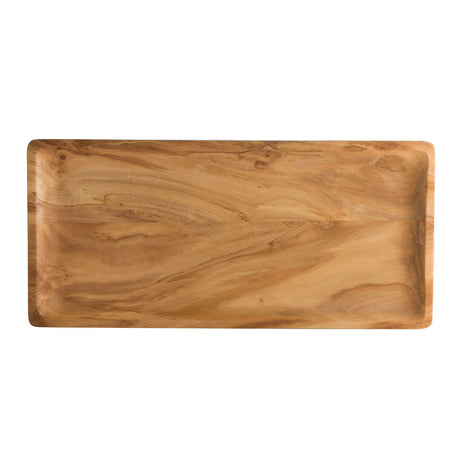 Olive Wood Serving Plate 35 x 16.5cm (13 3/4 x 6 1/2") - Pack 6
