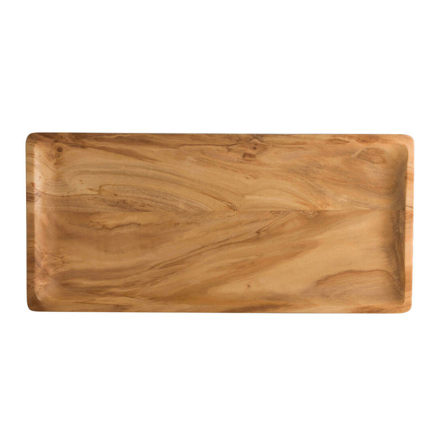 Olive Wood Serving Plate 35 x 16.5cm (13 3/4 x 6 1/2") - Pack 6
