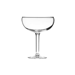 stemmed champagne glass