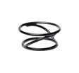 Rubber Pedestal Round Stand 15.25 x 17.8 x 7.6cm (6 x 7 x 3") - Pack 3