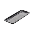 Zen Black Rectangle Tray 11.7 x 2.8cm (4 5/8 x 1 1/8") - Pack 6