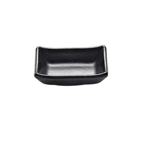 Zen Black Dish 7 x 4.4cm 6cl (2 3/4 x 1 3/4" 2oz) - Pack 12