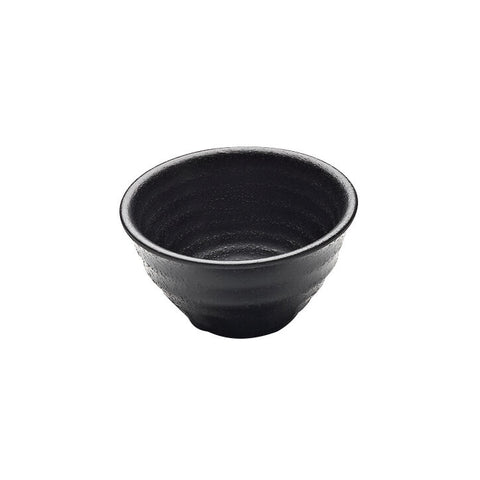 Zen Black Bowl 9.5 x 5.1cm 12cl (3 3/4 x 2" 4 1/4oz) - Pack 6