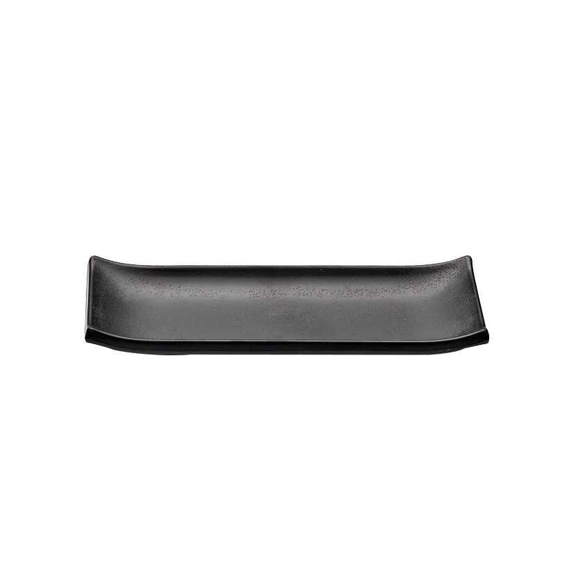 Zen Black Rectangle Tray 9.5 x 2.2cm (3 3/4 x 7/8") - Pack 6