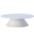 Melamine Risers White Pedestal for Round Top 7.5cm (3") - Pack 1