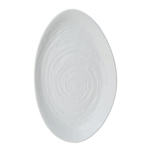 Scape White Large Oval Platter 40 x 24.2cm (16 x 9 1/2") - Pack 1