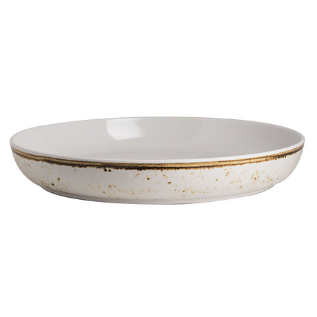 Craft White Medium Round Platter 33 x 5.1cm 3.3ltr (13 x 2" 3 1/2qts) - Pack 12