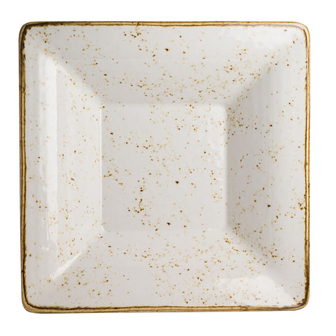 Craft White Square Pebble Bowl 38.1 x 8.3cm 4.7ltr (15 x 3 1/4" 5qts) - Pack 3
