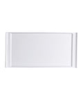 Cafe Porcelain Rectangle Tray Handled 30 x 14.5cm (11 3/4 x 5 3/4") - Pack 12