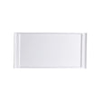 Cafe Porcelain Rectangle Tray Handled 30 x 14.5cm (11 3/4 x 5 3/4") - Pack 12